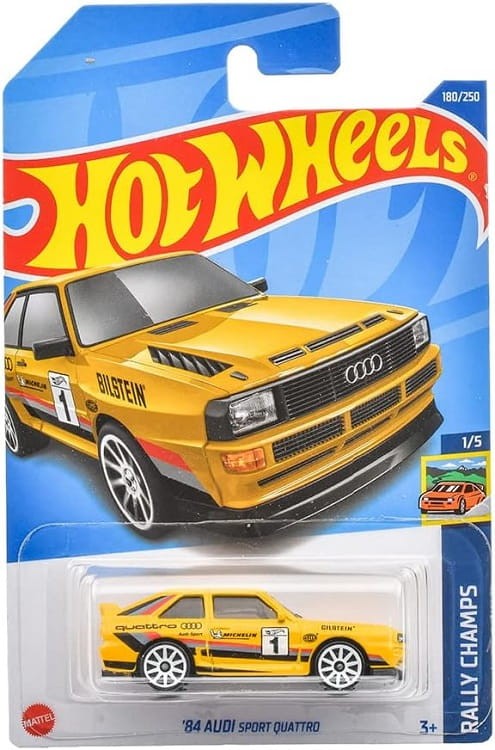 Hot Wheels - Samochodzik '84 Audi Sport Quattro HHF42