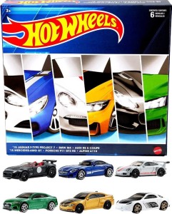 Hot Wheels - Zestaw 6 samochodzików Premium - HGM12