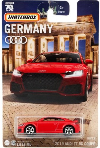 Matchbox Power Grabs 2022 #49 – Audi TT RS Coupè 2019 Scala 1:64 Colore Rosso – FSB - 3