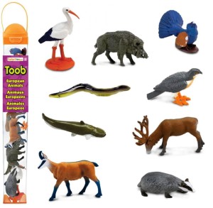 Safari Ltd - Figurki w tubie - Zwierzęta Europy - 102488