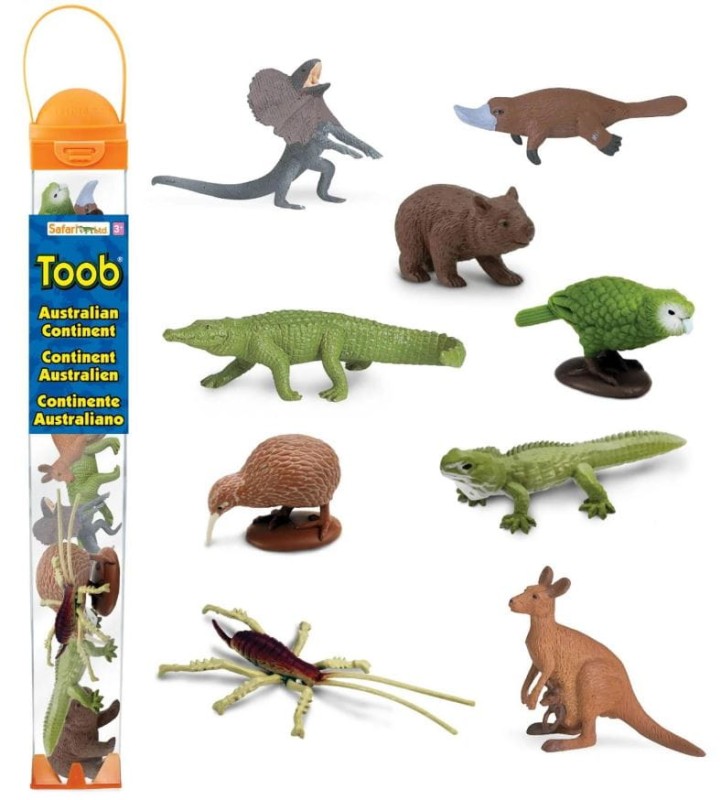 Safari Ltd - Figurki w tubie - Zwierzęta Australia - 102489