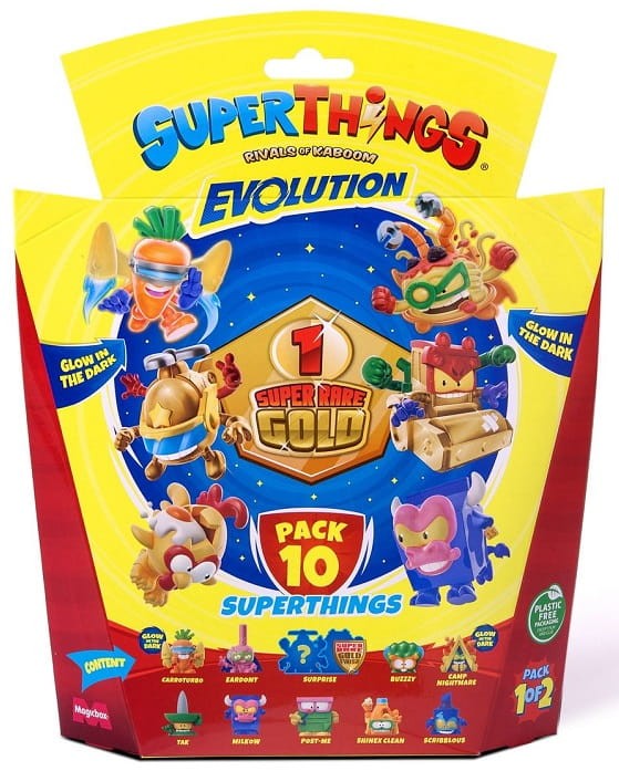 Super Things – 13 seria Super Zings – Evolution – Zestaw 10 figurek 1/2 31834