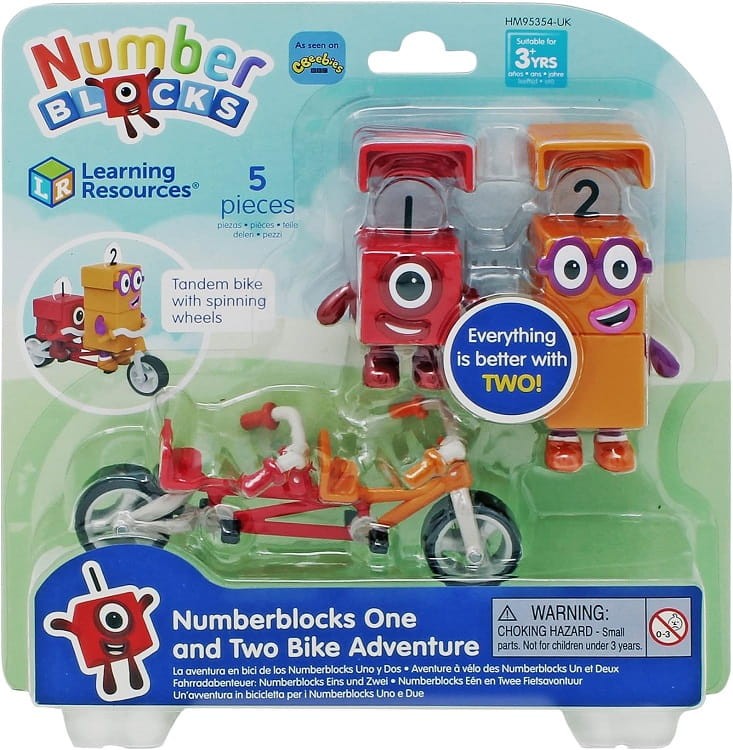 Learning Resources - Number Blocks - Bloki numeryczne 1 i 2 na rowerze HM95354