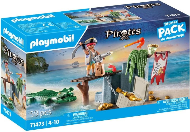 Playmobil Piraci 71473 Pirat z aligatorem