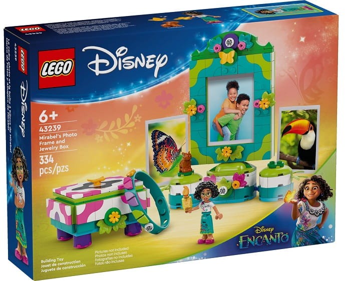LEGO Disney 43239 Ramka na zdjęcia i szkatułka Mirabel