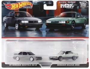 Hot Wheels Premium - '91 Nissan Sentra SE-R + Nissan Silvia (S13) HBL96 HYF04