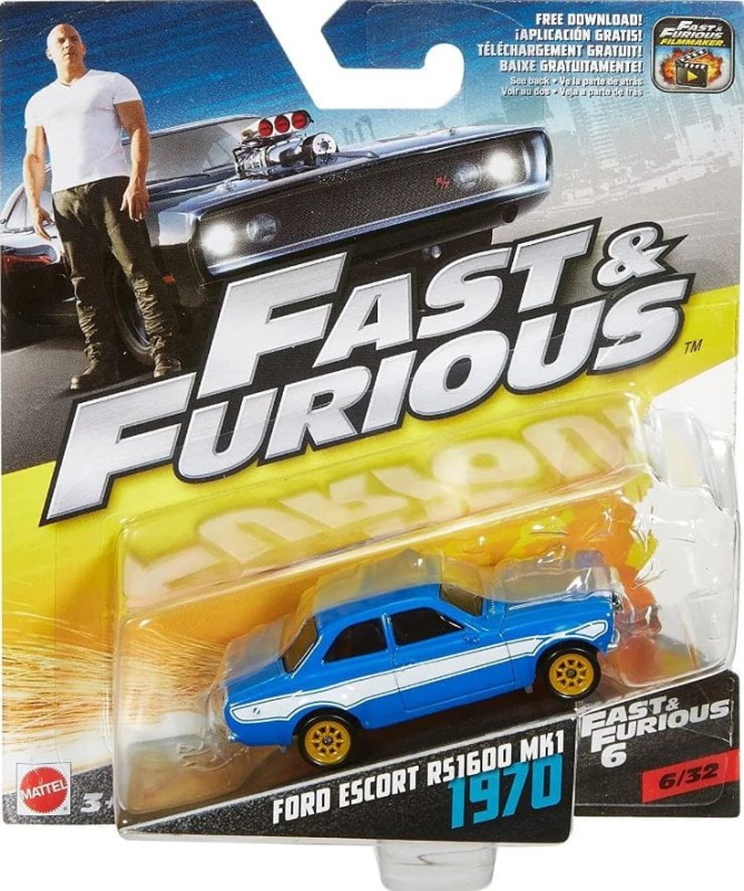 Mattel - Fast &amp; Furious - 1970 Ford Escort RS1600 MK1 - FCF35 FCF41