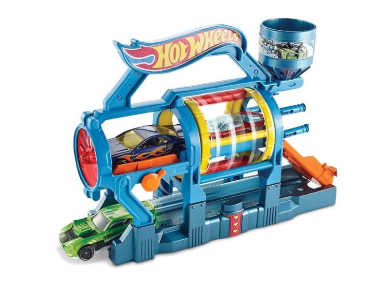 Hot Wheels - Zestaw torów - Turbo myjnia FJN34 FJN35
