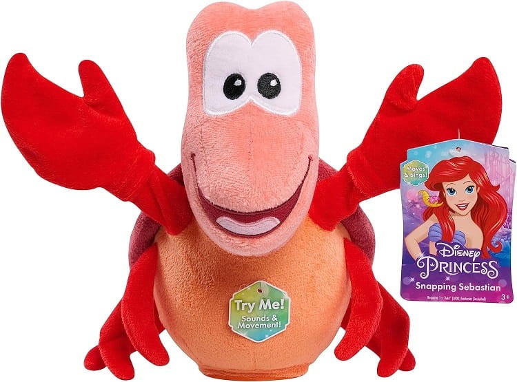 Mała Syrenka – Interaktywna maskotka 21 cm - Sebastian 6877