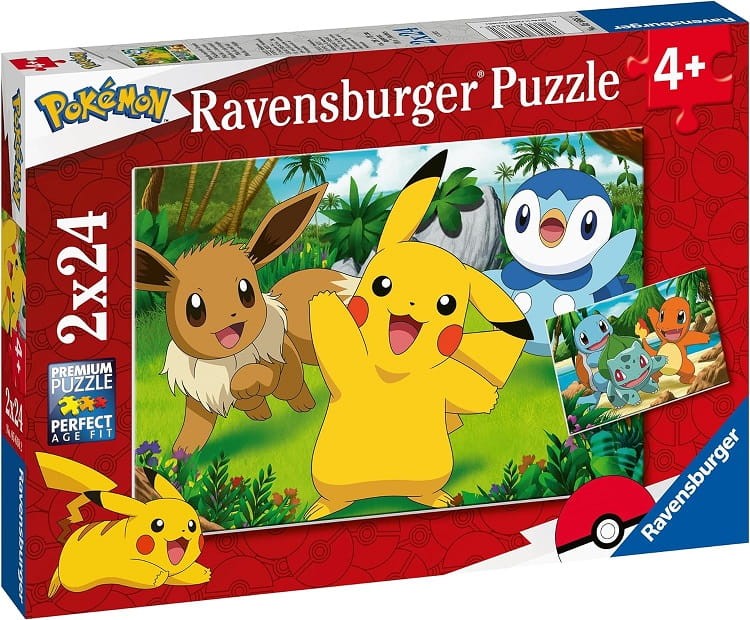 Ravensburger – Puzzle 2x24 el. - Pokemony 5668