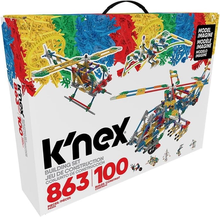 K’Nex – Klocki konstrukcyjne – Zestaw 863 el. 100 modeli 12605