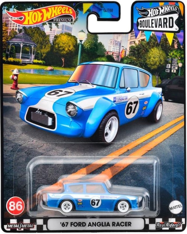 Hot Wheels - Premium Boulevard - '67 Ford Anglia Racer - GJT68 HKF32