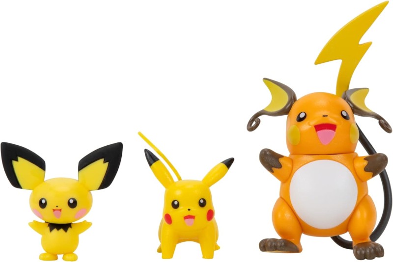 Pokemony – Zestaw figurek – Pikachu ewolucje PKW2778
