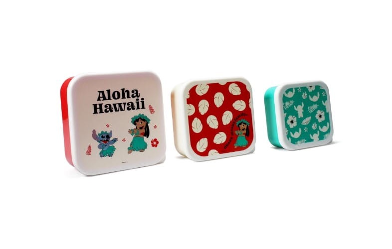 Lilo &amp; Stitch - Lunchbox - Zestaw 3 pojemników na śniadanie 5915