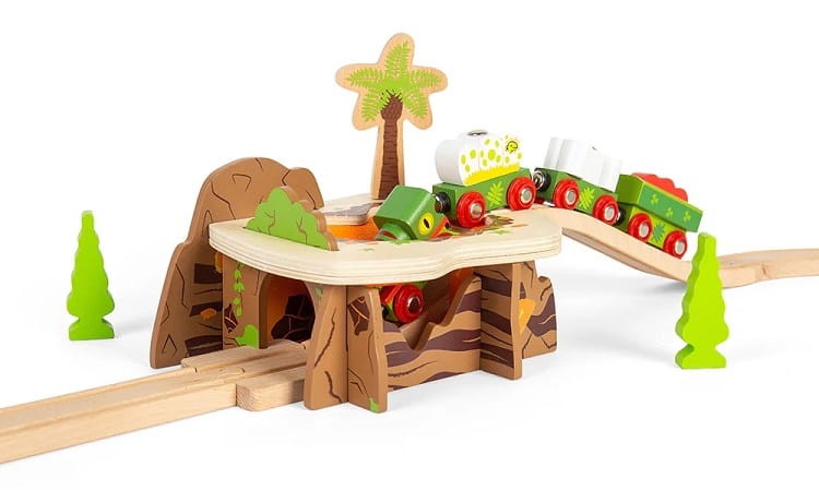 BigJigs - Kolejka drewniana - Tunel Lawa BJT287