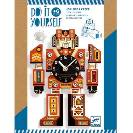 DJECO 07984 Zrób to sam – Zegar Robot