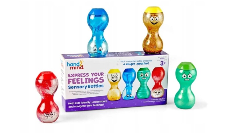 Hand2Mind - Sensoryczne buteleczki - Wyraź swoje emocje 94488