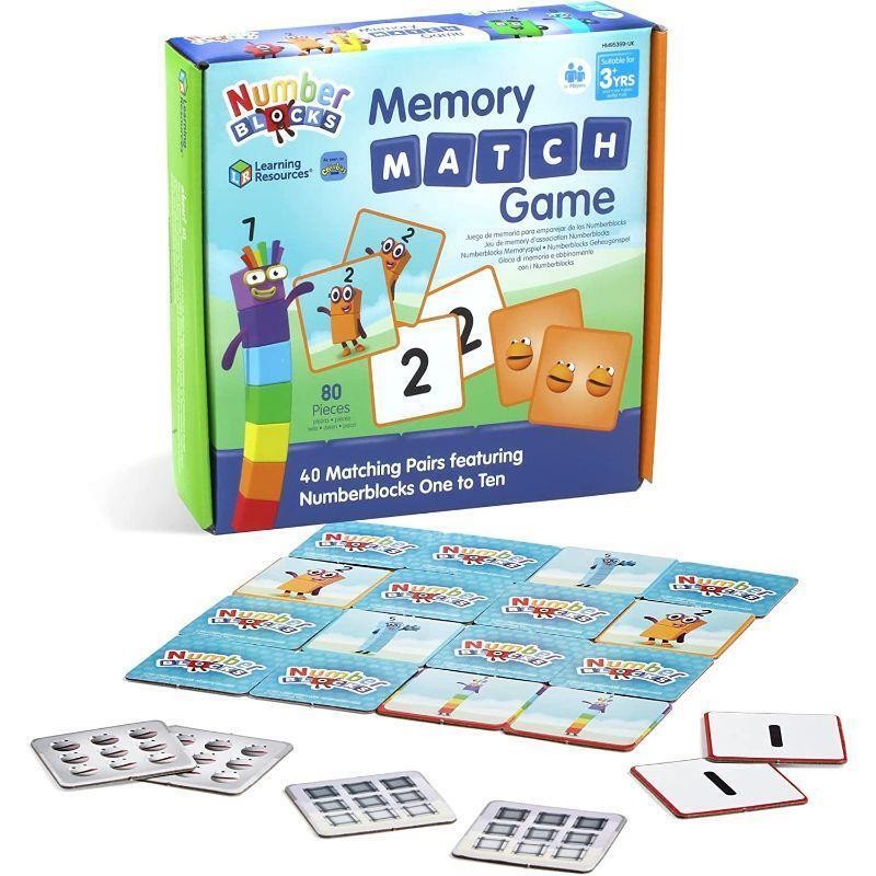 Learning Resources - Number Blocks - Memory nauka liczenia HM95399-UK