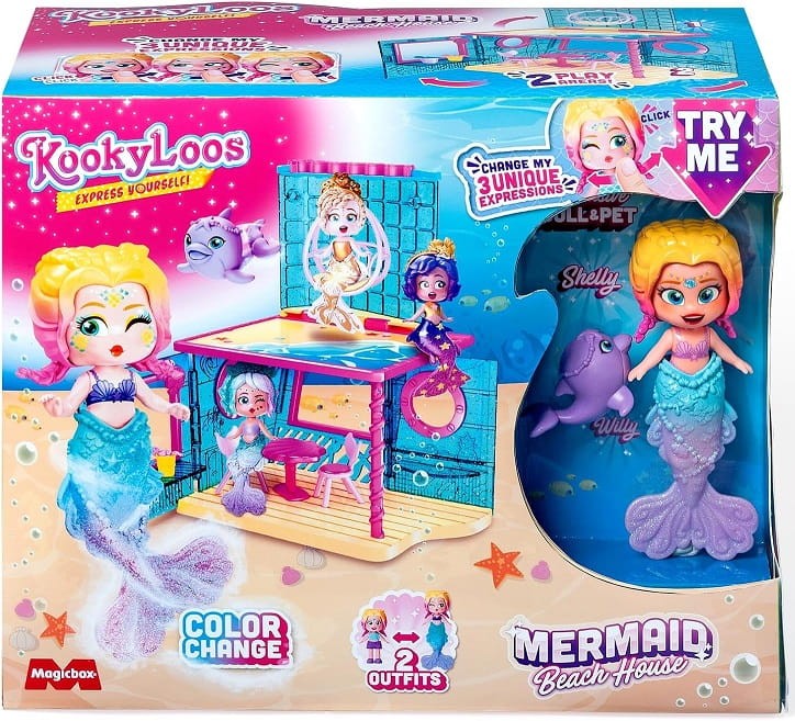 KookyLoos – Domek z syrenką Shelly + akcesoria 24126