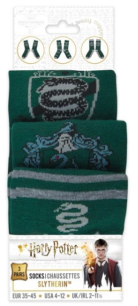 Harry Potter - Skarpetki Slytherin 3 pary CR1622