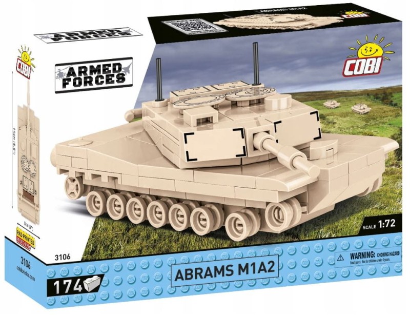 COBI Armed Forces - Czołg Abrams M1A2 - 3106