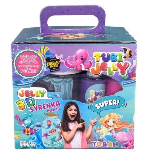 TUBAN - Zestaw Tubi Jelly Syrenka 6 kolorów - 3309