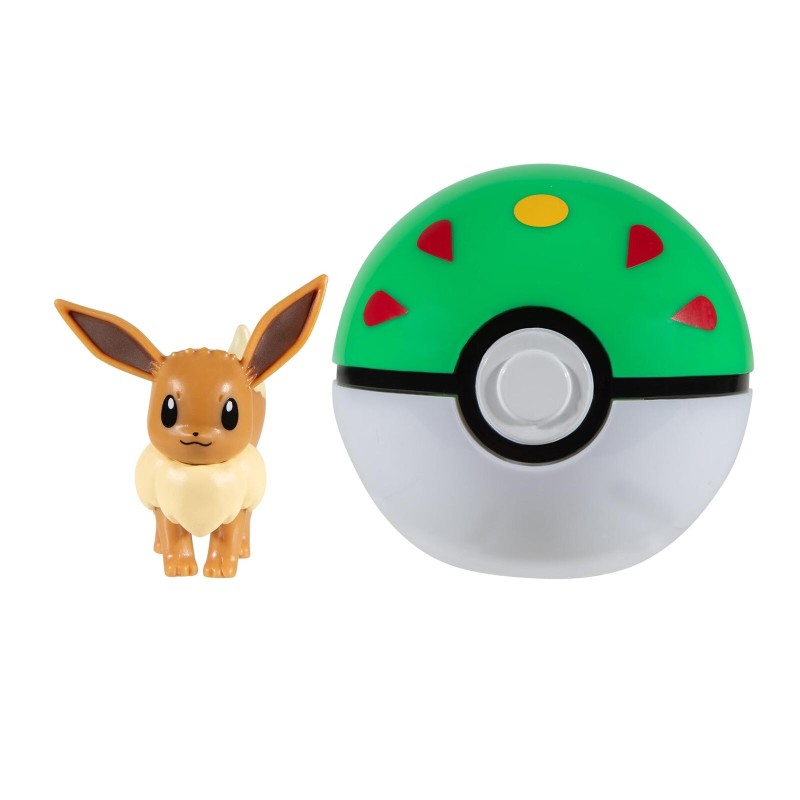 Pokemon - Figurka Eevee i PokeBall - Clip 'n' Go PKW3146
