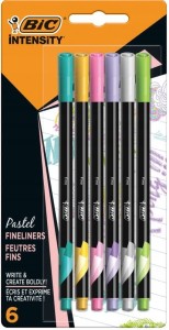 BIC – Cienkopisy Intensity pastelowe 6szt. - 8334