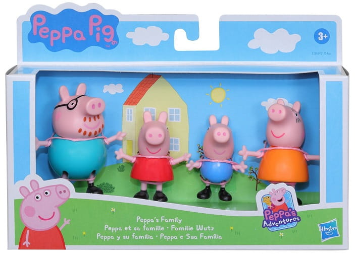 Świnka Peppa - Zestaw 4 figurek - Rodzina F2190