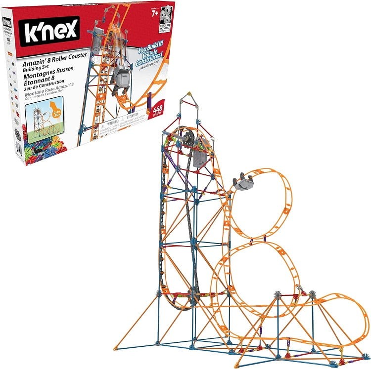 K’Nex - Klocki konstrukcyjne - Zestaw 448 el. Roller Coaster 80216