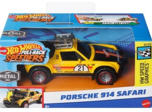 Hot Wheels - Pull-Back Speeders - Autko z napędem - Porsche 914 Safari - HPT04 HWH34