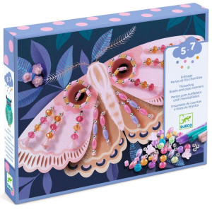 DJECO - Zestaw artystyczny nawlekanie ZWIERZĘTA NOCĄ 09900