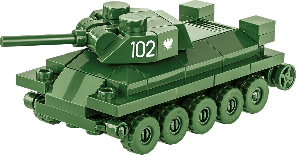Cobi Rudy COBI 3088 Historical Collection WWII - Czołg T-34-76 Rudy 102 Sklep z ...