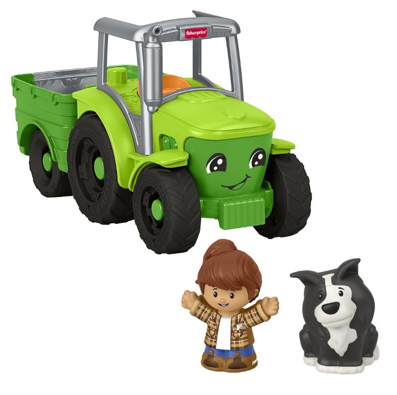 Fisher-Price Little People Toddler Toy Trattore e Contadino Personaggio Figura per Gioco