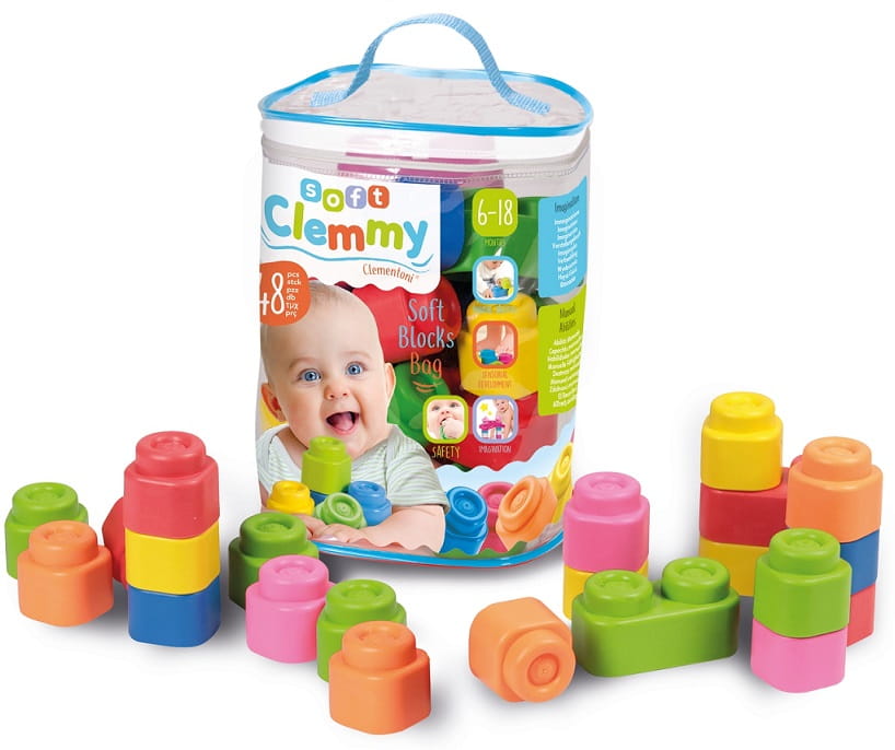 Clementoni - Miękkie klocki Clemmy Baby - 48el 17134 Sklep z zabawkami ...