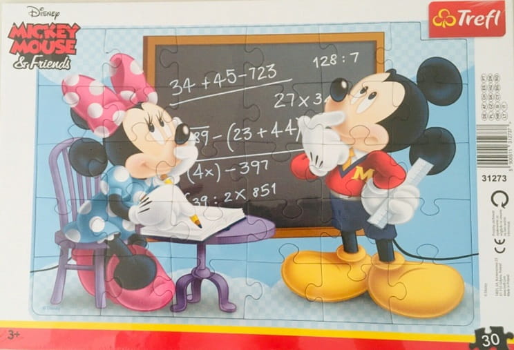 Trefl - Puzzle w ramce 30 el. - Myszka Mickey - 31273 Sklep z zabawkami ...