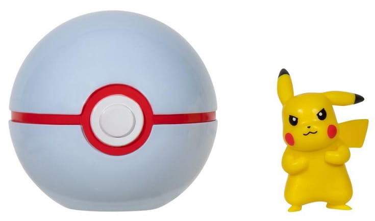 Pokémon Clip 'N' Go Figuur Oshawott en Dive Ball | Smyths Toys Nederland