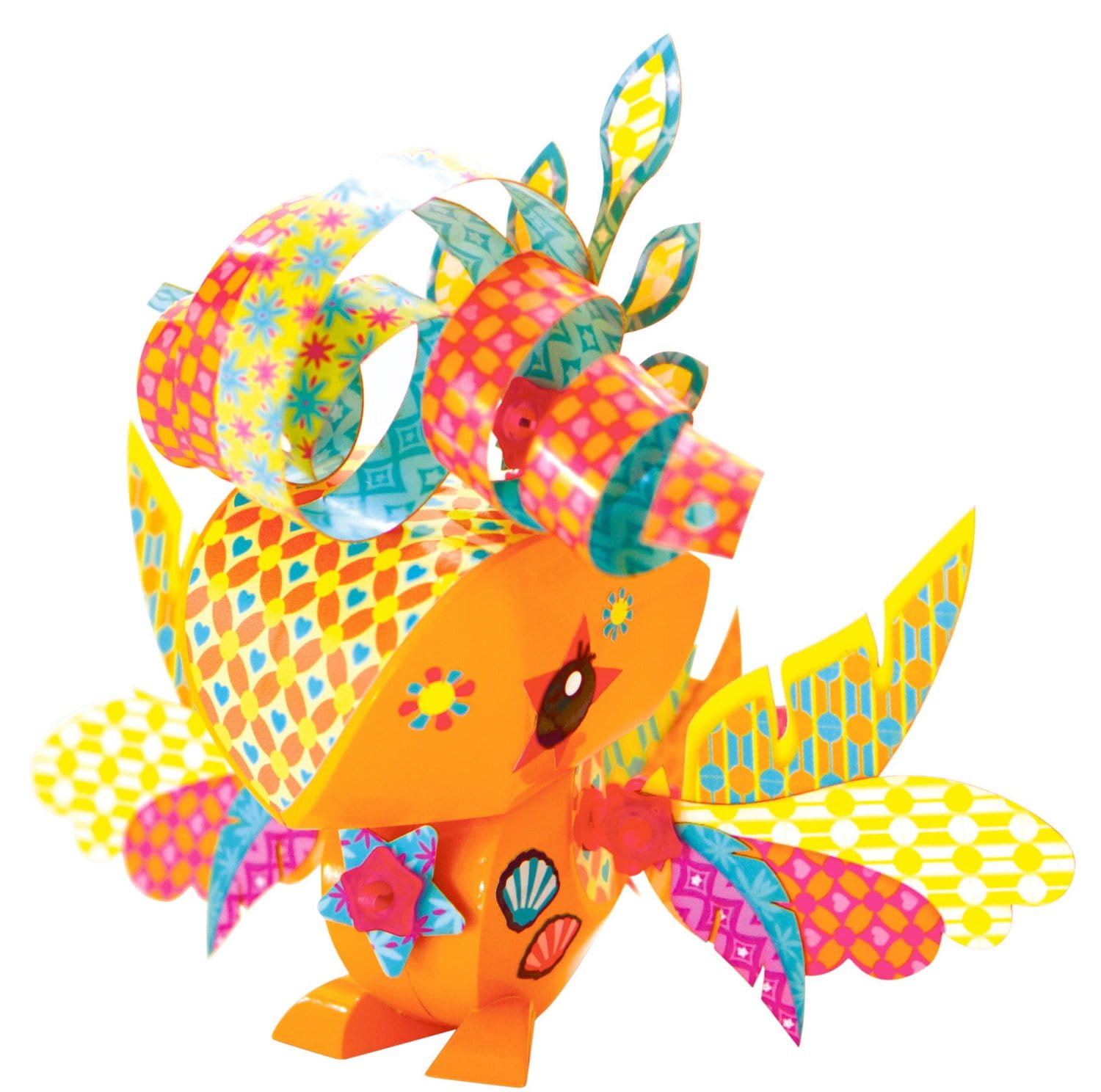 Mattel AmiGami Pfau Bastelset – Mit Sternlocher, über 500 Kombinationen, Für Kinder Ab 6 Jahren